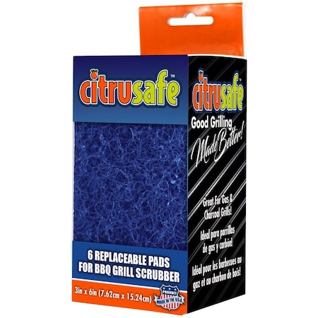 Citrusafe Citrusafe Grill Brush Replacement Head 6 pad 6 in. H X 3 in. L 1 pk 3100043